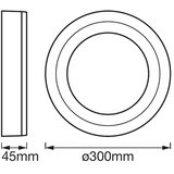 Ledvance led plafonsko svetlo round LED/18W/230V prečnik 30 cm | Eponuda.com