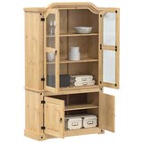  Vitrina sa staklom Corona 103,5 x 42 x 180 cm masivna borovina | shoptok.hr