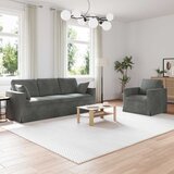  Set sofe 2 pcs Tamno siva 198 x 78 x 80 cm Baršun | shoptok.hr