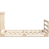  Okvir kreveta s uzglavljem 100 x 200 cm od masivne borovine | Eponuda.ba