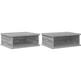  Noćni ormarić 2 pcs Siva Sonoma 40 x 31 x 15 cm | shoptok.hr