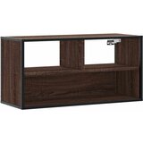 Furnova TV omarica rjavi hrast 80x31x39,5 cm inženirski les in kovina, (21923807) | Shoptok.si