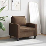  Fotelja smeđa 60 cm od tkanine | Shoptok.si