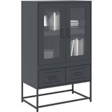 vidaXL Visoka omara antracit 68x39x111,5 cm jeklo Cene
