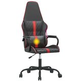 vidaXL Masažna igraća stolica crveno-crna od umjetne kože | shoptok.hr