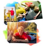  Vrtni profilirani trampolin 14 ft / 435 cm s unutarnjom zaštitnom mrežom Neo-Sport | shoptok.hr
