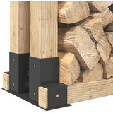 Pomoć za slaganje drva 4 pcs Antracit 34 x 10 x 15 cm Čelik | Eponuda.ba