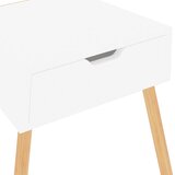  Noćni ormarići 2 kom sjajni bijeli 40x40x56cm konstruirano drvo | shoptok.hr