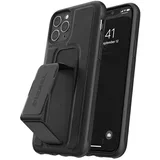 GRIP OVITEK USNJENI POGLED ZA IPHONE 12/12 PRO ČRN OVITEK, (21971182)