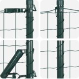 Euro Ograda s 13 Stupova 0.4x50 m Galvanizirani Čelik Zelena | shoptok.hr