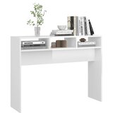  Konzolni stol visoki sjaj bijeli 105x30x80 cm konstruirano drvo | Eponuda.ba
