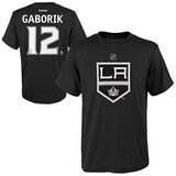 Reebok majica Los Angeles Kings Gaborik, NHL Name & Nr. SR, moški, M, črna/siva | Shoptok.si