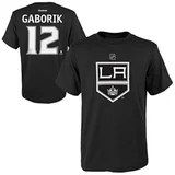 majica Los Angeles Kings Gaborik, NHL Name & Nr. SR, moški, M, črna/siva