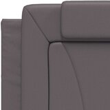  Krevet s madracem sivi 80 x 200 cm od umjetne kože | shoptok.hr