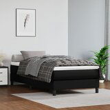 The Living Store Posteljni okvir črn 90x200 cm blago - Box Spring Posteljni Okvir, (21517918) Cene