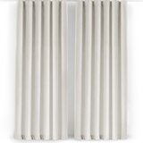 Filumi Kremno bela žametna zavesa za delno zatemnitev 530x300 cm Velto – | Shoptok.si