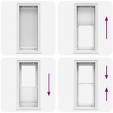vidaXL Plisirana roleta bijela 60x100 cm širina tkanine 59,4 cm | shoptok.hr