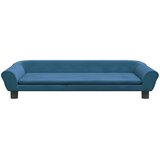  Krevet za pse plavi 100 x 50 x 21 cm baršunasti | shoptok.hr