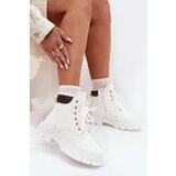Boto Women's Insulated Ankle Boots With Zip White Tharika | Shoptok.si