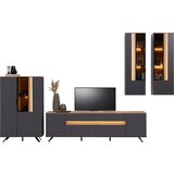 Dieter Knoll KOMODA, antracit, barve hrasta | Shoptok.si