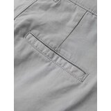 Ombre Men's classic chino shorts with rolled up leg - grey | ePonuda.com