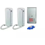 Teh Tel Zicni interfon sa RFID citacem SUPER STRONG 2, dve unutrasnje slusalice | Eponuda.com