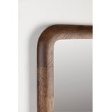 White Label Stensko ogledalo z lesenim okvirjem 26x120 cm Nyko – | Shoptok.si