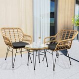 Ambia Garden Vrtni Set Ragali, Rjava, 3-Delno | Shoptok.si