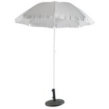 SUNFUN Okrogli balkonski senčnik Provence II (Svetlo-sive barve, Premer platna: 200 cm) | Shoptok.si