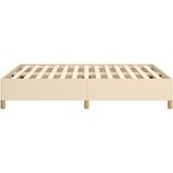  Okvir za krevet bez madraca krem 140 x 190 cm od tkanine | shoptok.hr