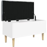  Klupa za pohranu bijela 82x42x46 cm od konstruiranog drva | shoptok.hr