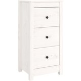  Komode 2 kom bijela 40x35x80 cm od masivne borovine | shoptok.hr