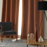 Douceur d intérieur Smeđa zavjesa od samta 140x260 cm Olympe – | shoptok.hr