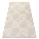 RugsX DUNE 2900 preproga kremna – geometrijska, krogih, struktura 280x370 cm, (5000231477) | Shoptok.si