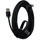 USB kabl za punjenje na tip C, 3m, Crni