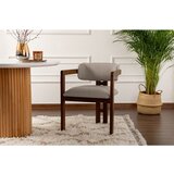 Hanah home stolica mistral - walnut, light grey light greywalnut chair | ePonuda.com