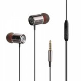 Bitmore slušalke magnetic s 3,5 vtičem in mikrofonom 2x in razdelilnik za slušalke - črne | Shoptok.si