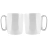 Vialli Design Bele lončene skodelice za espresso v kompletu 2 ks 80 ml Fuori – | Shoptok.si