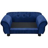 SOFA za pse plava 72 x 45 x 30 cm plišana | shoptok.hr