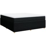 Maison Chic Box spring postelja - Vzmetna postelja z vzmetnico črna 180x200 cm blago SL24393, (21879392) | Shoptok.si