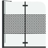 vidaXL Kupka Zatvaranje Geometrijski Crna 120 x 67 x 129 cm | shoptok.hr