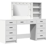  Toaletni stol s ladicama 3 pcs Bijelo Konstruirano drvo | Eponuda.com