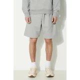 Carhartt WIP Kratke hlače Chase Sweat Short za muškarce, boja: siva, melanž, I033669.00MXX