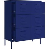 vidaXL Ormarić s ladicama modri 80 x 35 x 101,5 cm čelični | shoptok.hr