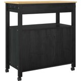  Kuhinjski kolica Jednobojno Crna 88 5 x 40 x 48 cm | shoptok.hr