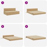 SOFA na razvlačenje Zelena Siva 152 x 86,5 x 60 cm Tkanina | Eponuda.ba