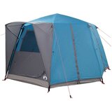 Šator za 6 osoba s krovom s pohranom Plava 425 x 396 x 222 cm | shoptok.hr