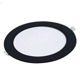 Xled 18W 4000K black Ugradni okrugli LED panel,1980Lm,φ221*29mm, otvor rupe:195mm,Ra80,IP20 crni Cene
