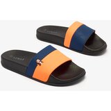Resti Royalfashion Orange and navy blue women's rubber flip-flops Lierigs | Shoptok.si