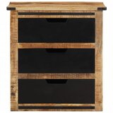  Komoda s 3 ladice 55 x 35 x 60 cm od masivnog drva manga | shoptok.hr
